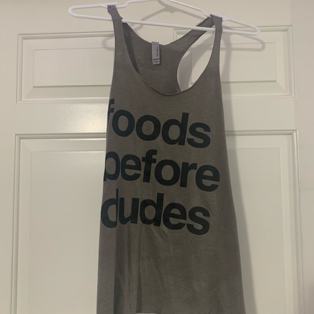 next level foods before dudes tank top medium